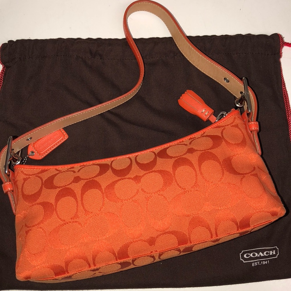 Coach Handbag in Orange 🧡